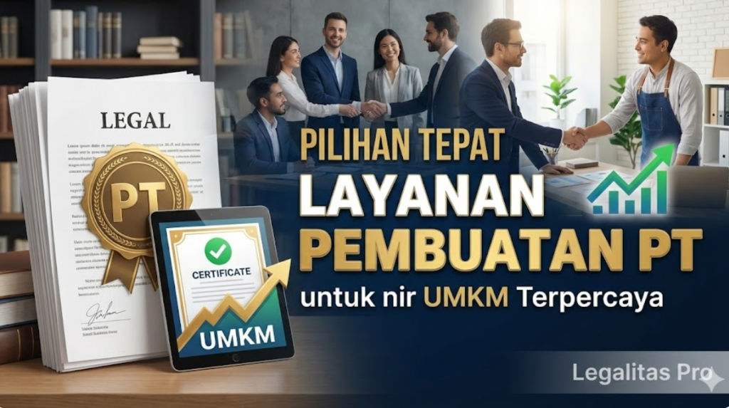 Pilihan Tepat Layanan Pembuatan PT untuk UMKM Terpercaya