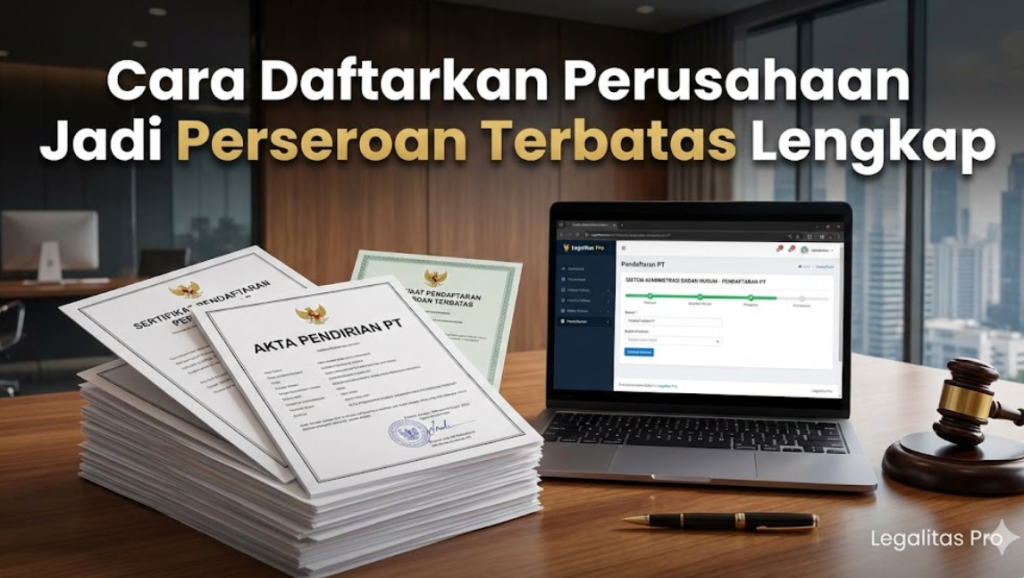 Cara Daftarkan Perusahaan Jadi Perseroan Terbatas Lengkap
