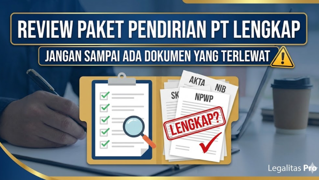 Review Paket Pendirian PT Lengkap: Jangan Sampai Ada Dokumen yang Terlewat