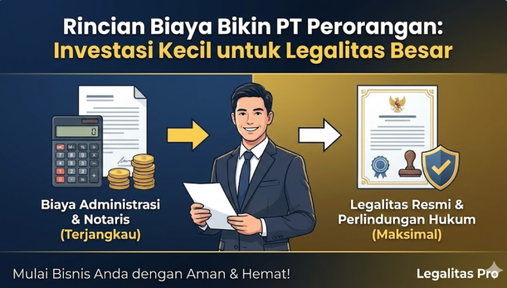 Rincian Biaya Bikin PT Perorangan: Investasi Kecil untuk Legalitas Besar