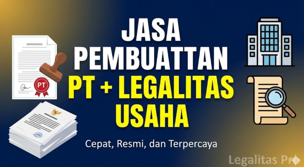 Jasa Pembuatan PT + Legalitas Usaha