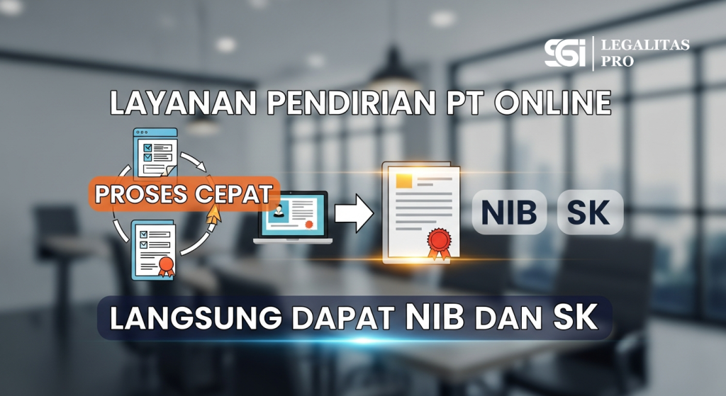 Layanan Pendirian PT Online Proses Cepat Langsung Dapat NIB dan SK