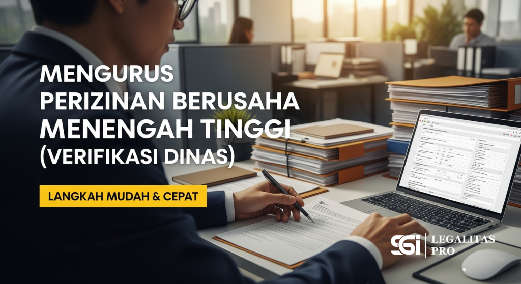 Mengurus Perizinan Berusaha Risiko Menengah Tinggi (Verifikasi Dinas)