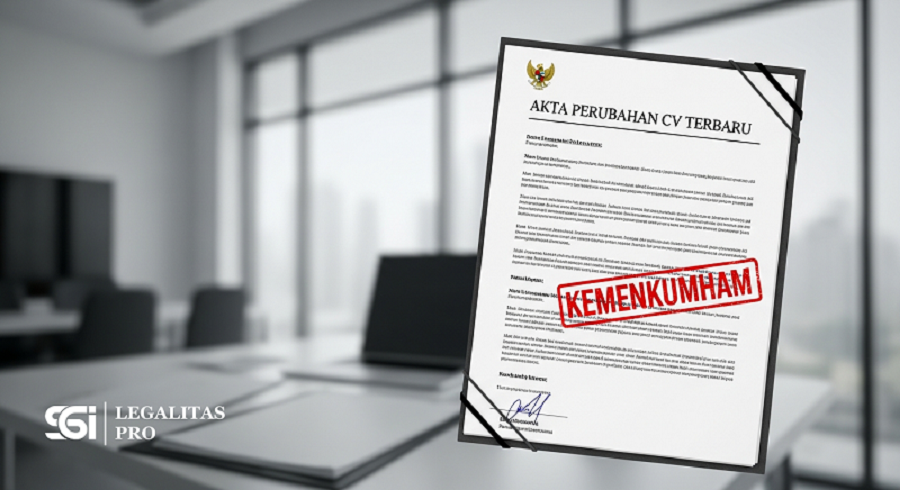 Contoh Akta Perubahan CV Terbaru Sesuai Ketentuan Kemenkumham