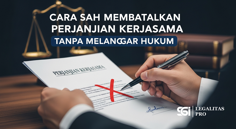 Cara Sah Membatalkan Perjanjian Kerjasama Tanpa Melanggar Hukum