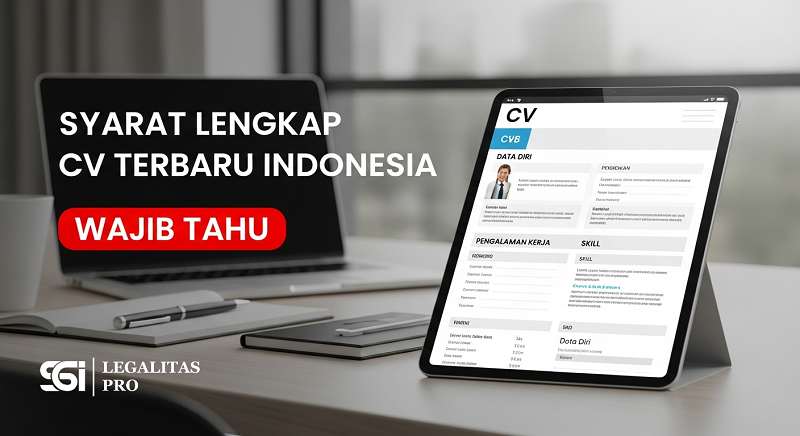 Syarat Lengkap CV Terbaru Indonesia Wajib Tahu