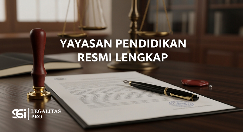 Pembuatan Yayasan Pendidikan Resmi Lengkap