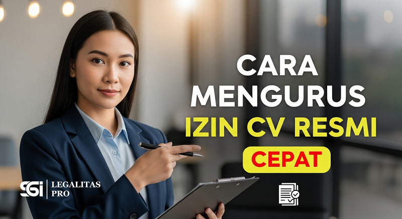 Cara Mengurus Izin CV Resmi Cepat