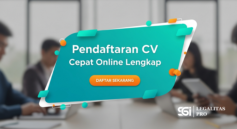 Pendaftaran CV Cepat Online Lengkap
